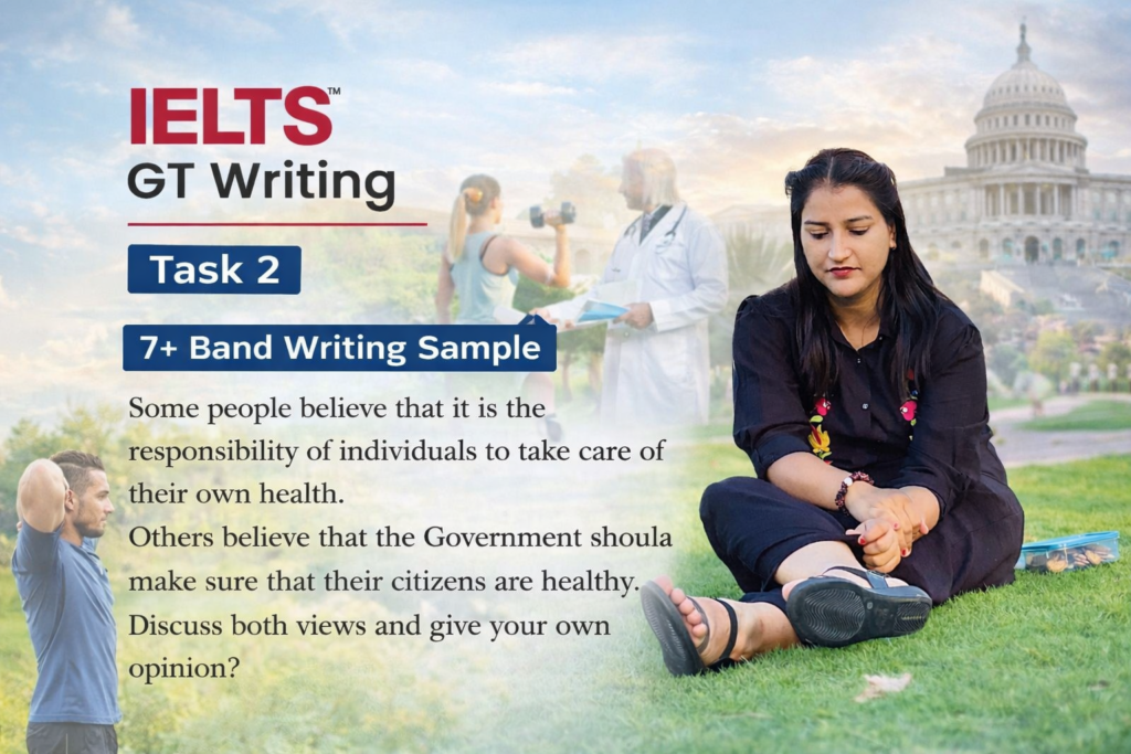Individual vs Government Responsibility for Health | IELTS Essay