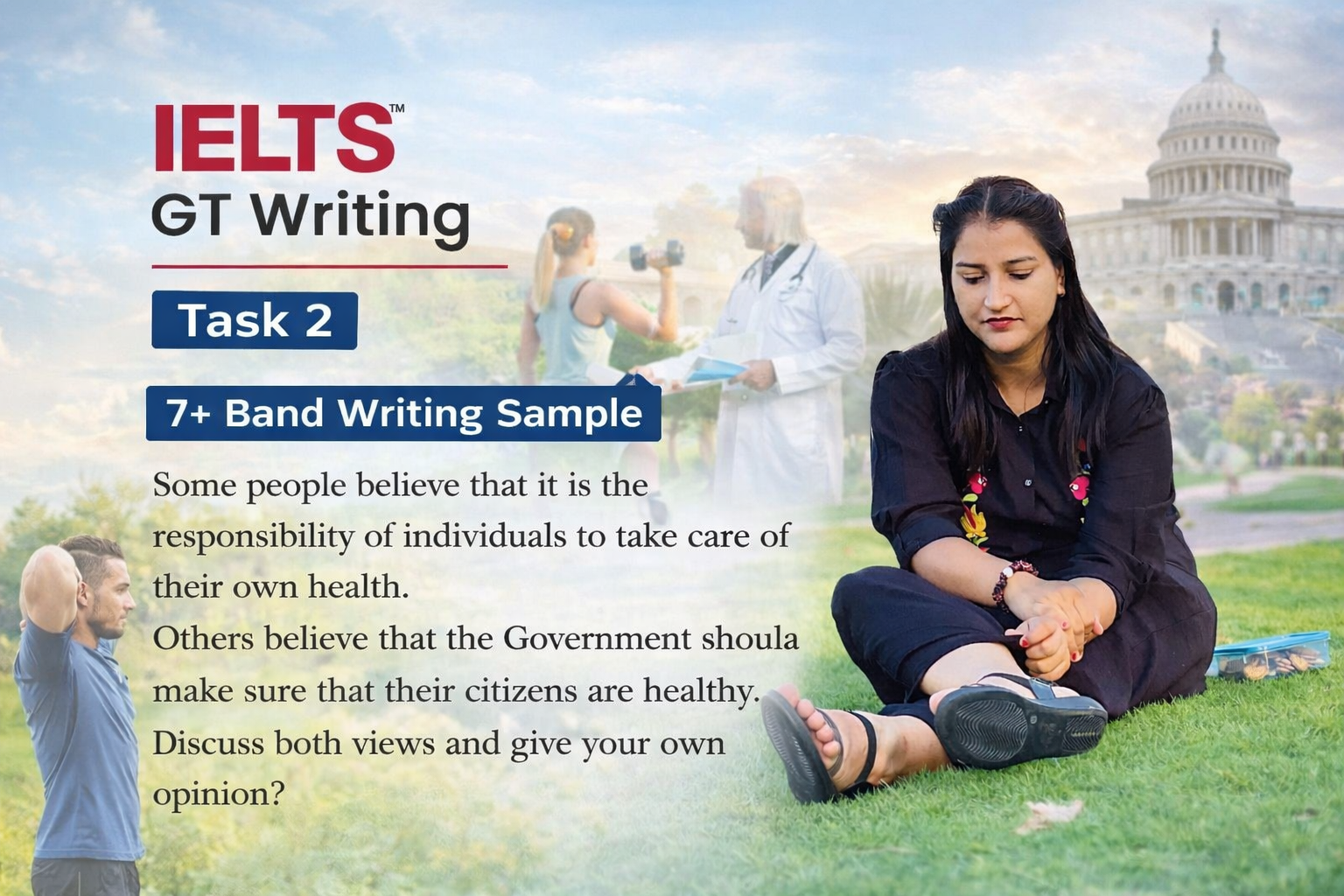 Individual vs Government Responsibility for Health | IELTS Essay