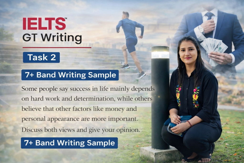 Success in Life: Hard Work vs Money | IELTS Writing Task 2 Essay Success in Life: Hard Work vs Money | IELTS Writing Task 2 Essay