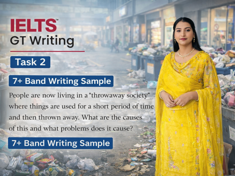 Throwaway Society Essay | Causes and Problems | IELTS Task 2