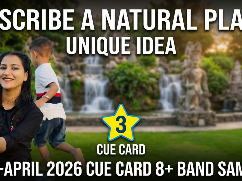 Describe a Natural Place – IELTS Cue Card Sample Answer (Band 8)