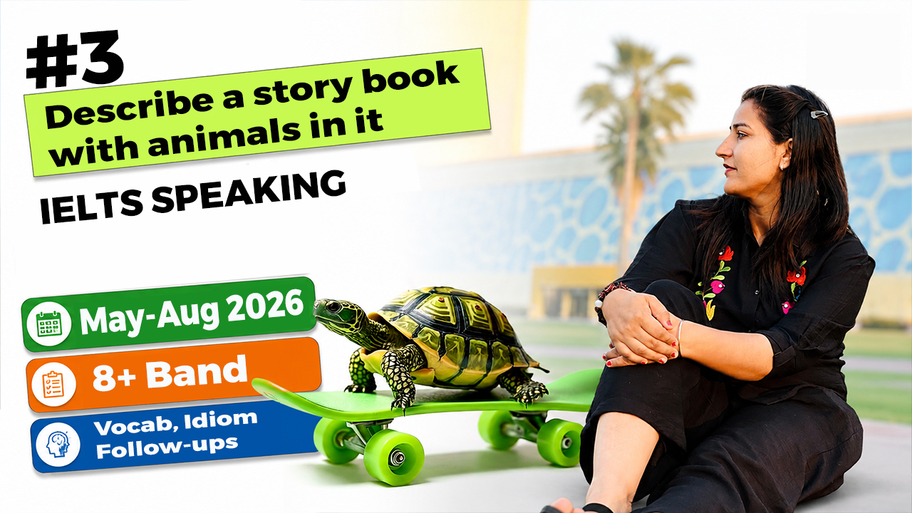 Describe a Story Book with Animals in It IELTS Cue Card May to August 2026 Band 8 Sample Answer