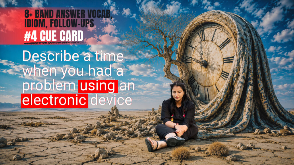 Describe a Time When You Had a Problem Using an Electronic Device IELTS Cue Card 2026