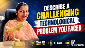 Band 8+ IELTS Speaking Cue Card – Describe a Challenging Technological Problem You Faced
